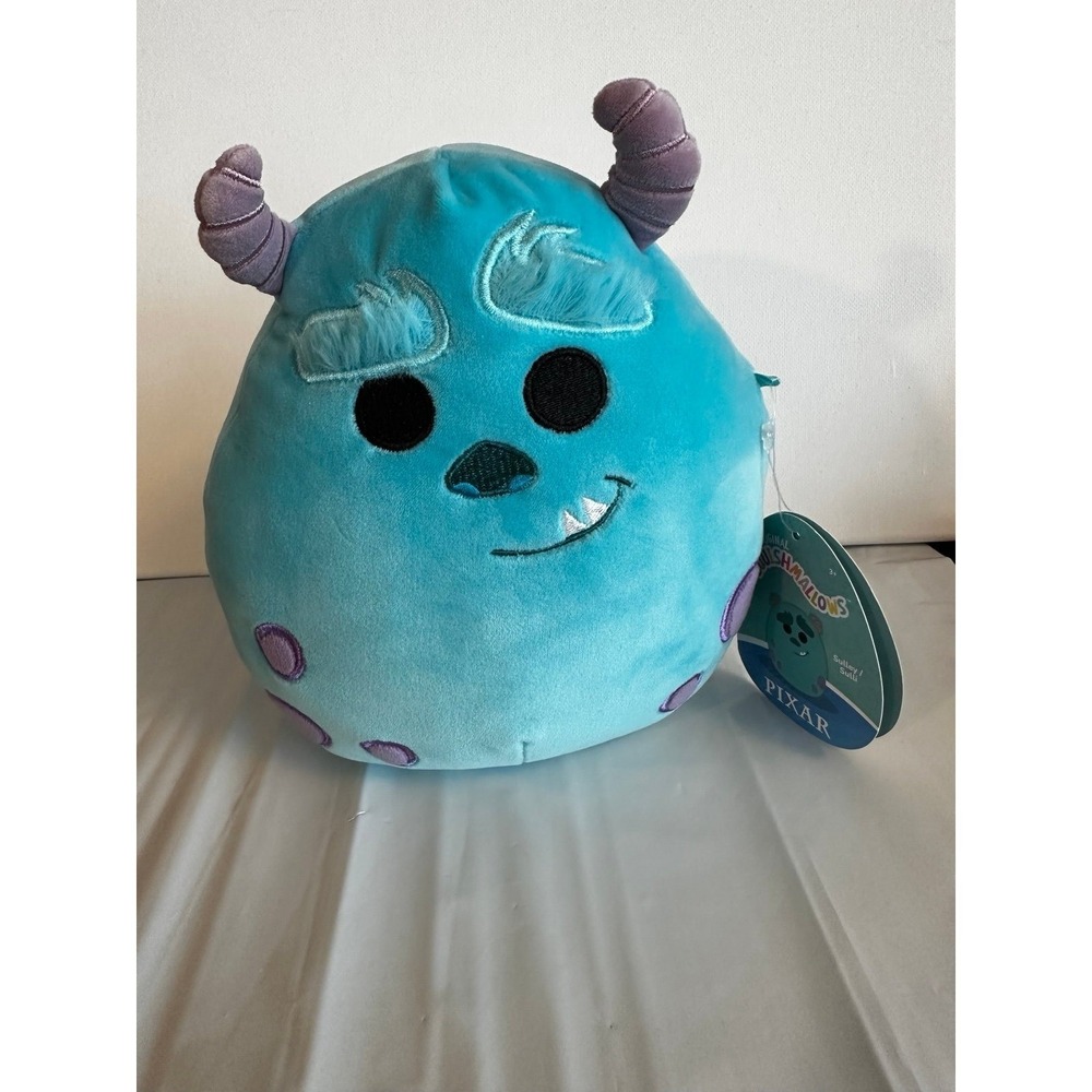 Squishmallows Disney and Pixar Sulley plush from Monsters, Inc. Mickey Mouse